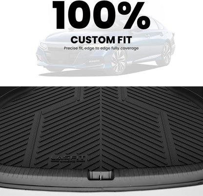 LASFIT Floor Mats for Honda CR-V 2026 2025 2024 2023 (Gasoline & Hybrid & e:FCEV), All Weather TPE Custom Fit Anti-Slip Pet Friendly Car Liners, 1st & 2nd Row Black