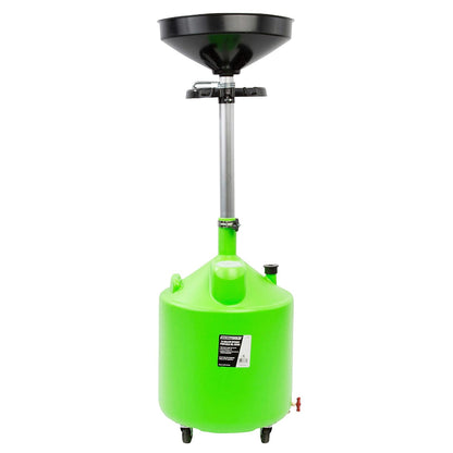 OEMTOOLS 9-Gallon Oil Drain Pan with Adjustable Funnel, Built in Tool Rack
