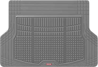 Motor Trend Premium FlexTough All-Protection Cargo Mat Liner – w/Traction Grips & Fresh Design, Heavy Duty Trimmable Trunk Liner for Car Truck SUV, Black (OF-985-BK)