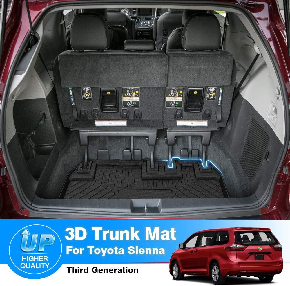 Rav4 Cargo Liner - Trunk Mat for Toyota RAV4 2019-2024 2025, All Weather Cargo Mat for rav4 Accessories, Heavy Duty (Fit for All Models)