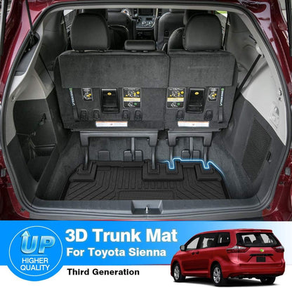 Rav4 Cargo Liner - Trunk Mat for Toyota RAV4 2019-2024 2025, All Weather Cargo Mat for rav4 Accessories, Heavy Duty (Fit for All Models)