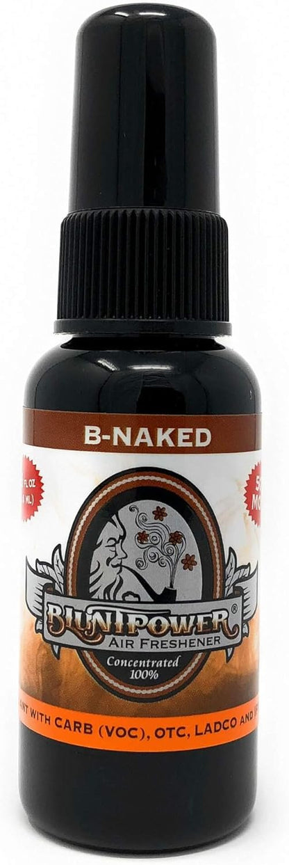 BluntPower (Baby Powder, 1 Pack) Concentrated Air Freshener Spray - Oil-Based Room Diffuser Spray - Long-Lasting Bathroom Scent, Car Freshener & Odor Eliminator - Colors A