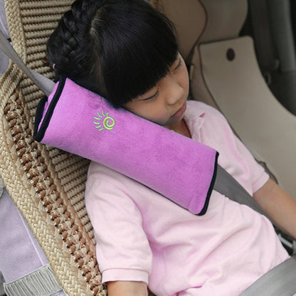 Gray Seat Belt Pillow for Kids 2PC, Seatbelt Pillow for Child Travel, Seat Belt Pillow for Toddler Head Protector, Shoulder Pad for Car Safety Seatbelt, Car Sleeping Seat Belt Pillow Support