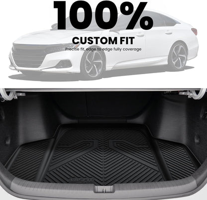 LASFIT Cargo Liner for Honda CR-V 2026 2025 2024 2023 (Gasoline & Hybrid & e:FCEV) All Weather TPE Car Trunk Mat (Upper Position), Cargo Only Black