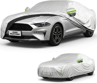 Car Cover, SUV Waterproof Car Covers for Automobiles All Weather Season UV Hail Protection Snowproof Full Car Cover, Outdoor Full Cover Universal Fit SUV Up to 190’’