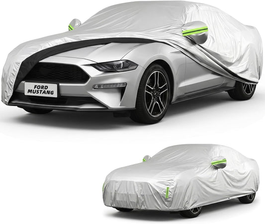 Car Cover, SUV Waterproof Car Covers for Automobiles All Weather Season UV Hail Protection Snowproof Full Car Cover, Outdoor Full Cover Universal Fit SUV Up to 190’’