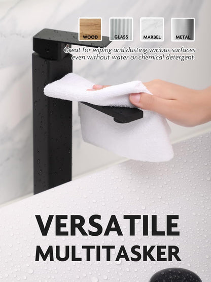 Fantasticlean Microfiber Cleaning Cloth Roll -75 Pack, Tear Away Microfiber Towels, 12" x 12", Reusable, Washable, Scratch Free, Ultra Absorbent for All-Around Cleaning Supplies (DimGray)