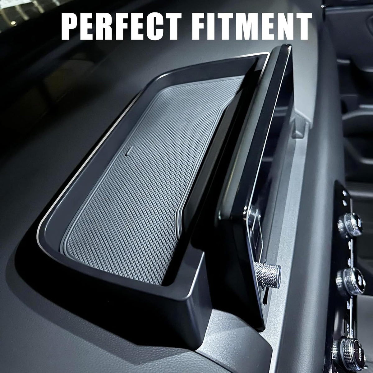 Muslogy Center Console Organizer Compatible with Honda Pilot 2023 2024 2025 2026, 2024-2026 Ridgeline/Passport Center Console Storage Box Divider Inserts Interior Accessories ABS Material(Gray)
