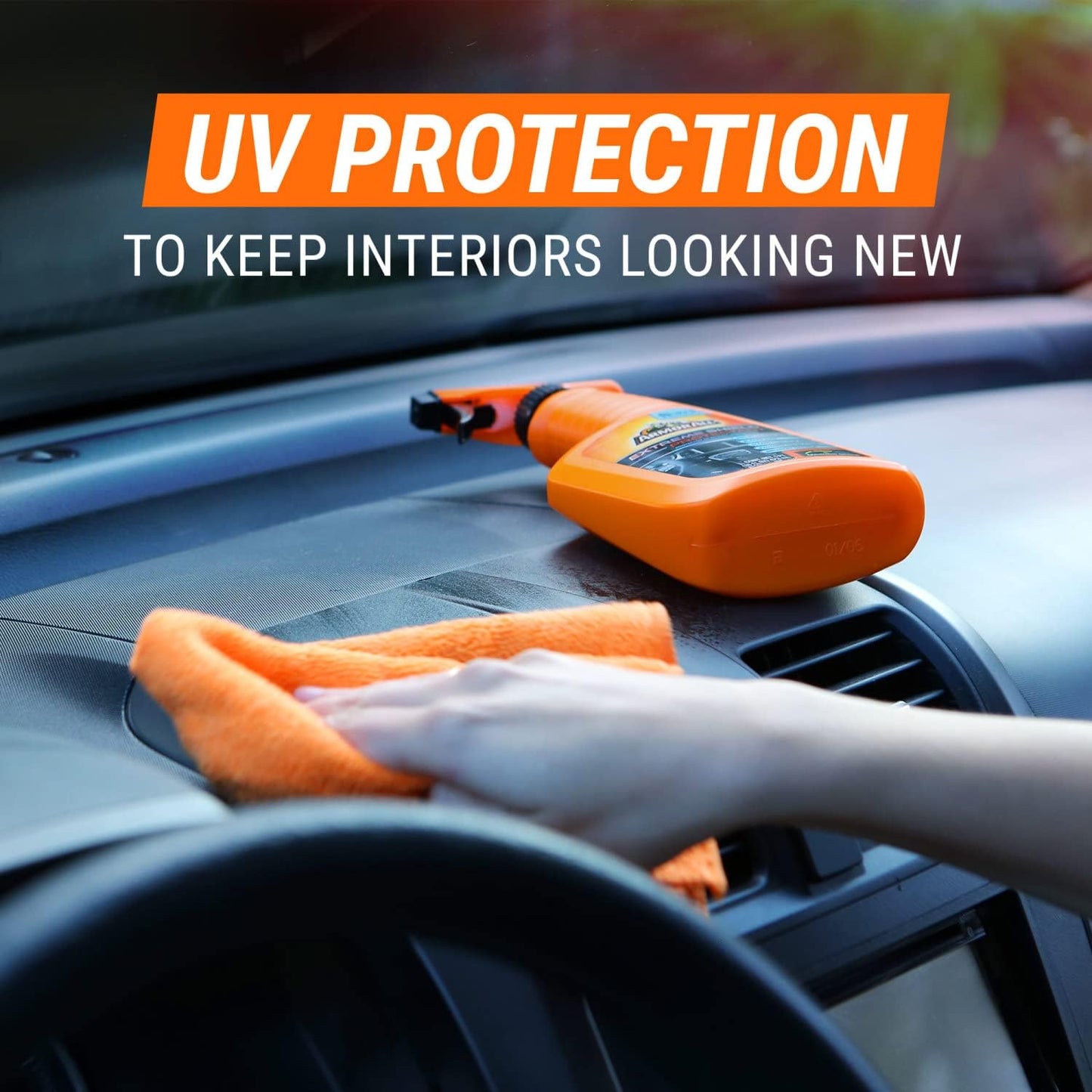 Armor All Extreme Shield Protectant Spray , Interior Car Cleaner with UV Protection Against Cracking and Fading, 16 Fl Oz