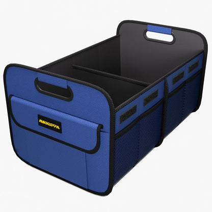 MIKKUPPA Car Trunk Organizer - 70L Collapsible Trunk Organizer for Groceries, Car Storage Organizers for SUV Auto Truck Van with Non Slip Bottom (Black)