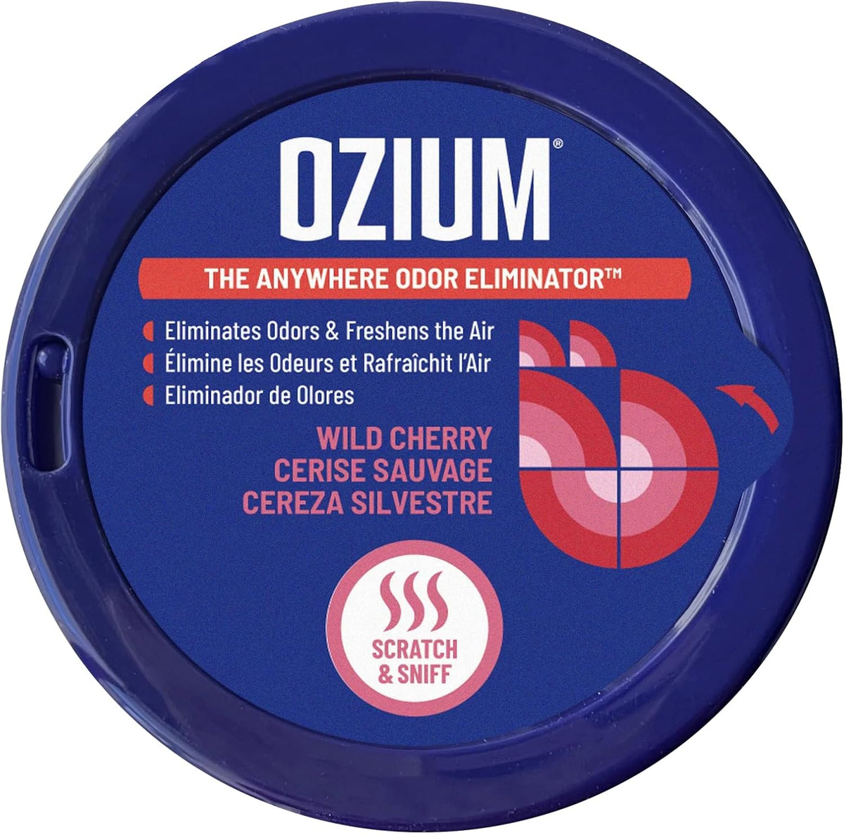Ozium 4.5 Oz. Odor Eliminating Gel for Homes, Cars, Offices and More, Original, 4 Pack