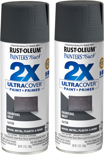 Rust-Oleum 334029 Painter's Touch 2X Ultra Cover Spray Paint, 12 oz, Gloss Clear - Colors C