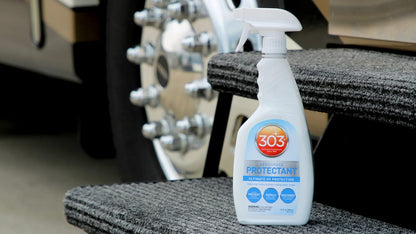 303 Products Aerospace Protectant Spray, UV Protection for Outdoor Surfaces – Protects Vinyl, Plastic & Rubber, Repels Dust & Dirt, Matte Finish, 10 oz