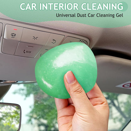 TeSabMi Car Cleaning Gel Car Cleaning Putty Car Putty Car Interior Cleaner Car Slime Car Detailing Kit Car Accessories Gifts for Dad Men Him Women Stocking Stuffers Pink