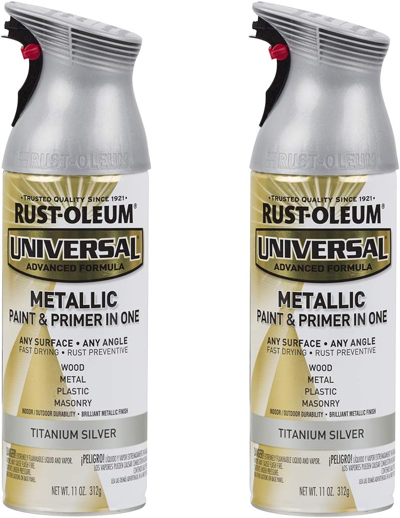 Rust-Oleum 302151 Universal All Surface Clear Topcoat Spray, 11 oz, Dead Flat Clear - Colors B