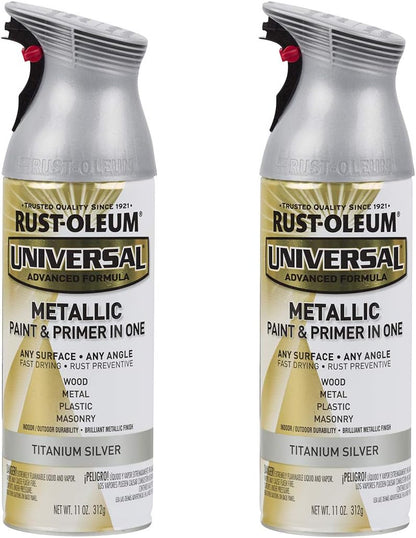 Rust-Oleum 302151 Universal All Surface Clear Topcoat Spray, 11 oz, Dead Flat Clear - Colors B