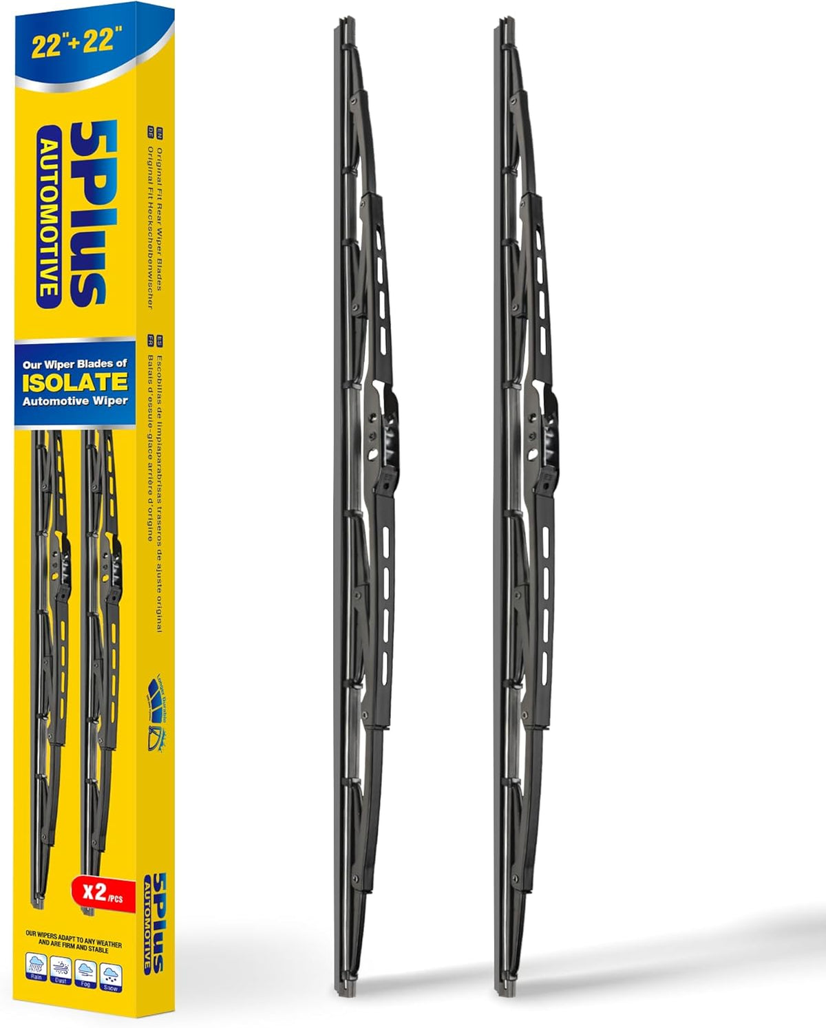 20"-2 Pack Windshield Wiper Blades Replacement For Ford F150 F250 F350 F450 F550 2008-1999 Expedition 2006-1999 Explorer 2010-2005 Mustang 2004-1999, Windshield Wiper Blades For My Car