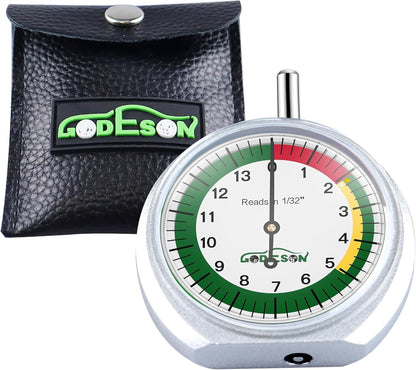 GODESON Dial Type Tire Tread Depth Gauge 88703 Professional for Motorcycle, car,Truck and Bus