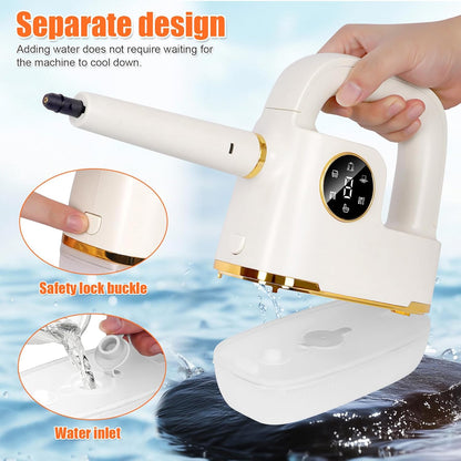 Foandbevi 7 in 1 Steam Cleaner 2500W High Pressure Steamer for Cleaning, Car Steamer Handheld Steam Cleaner for Home Use, Hardwood Floor Steam Cleaner for Upholstery, Kitchen, Bathroom, Grout