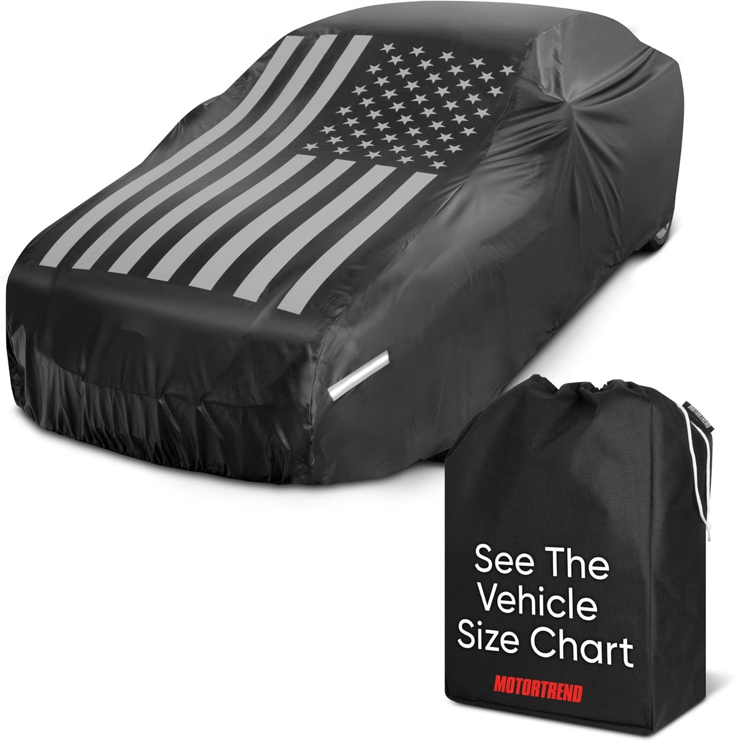 Motor Trend SafeKeeper Heavy Duty Car Cover Waterproof All Weather, Multi-Layered Truck SUV Car Cover for Snow Rain Sun UV Protection, Full Exterior Car Covers for Automobiles (Fits up to 190" Length)