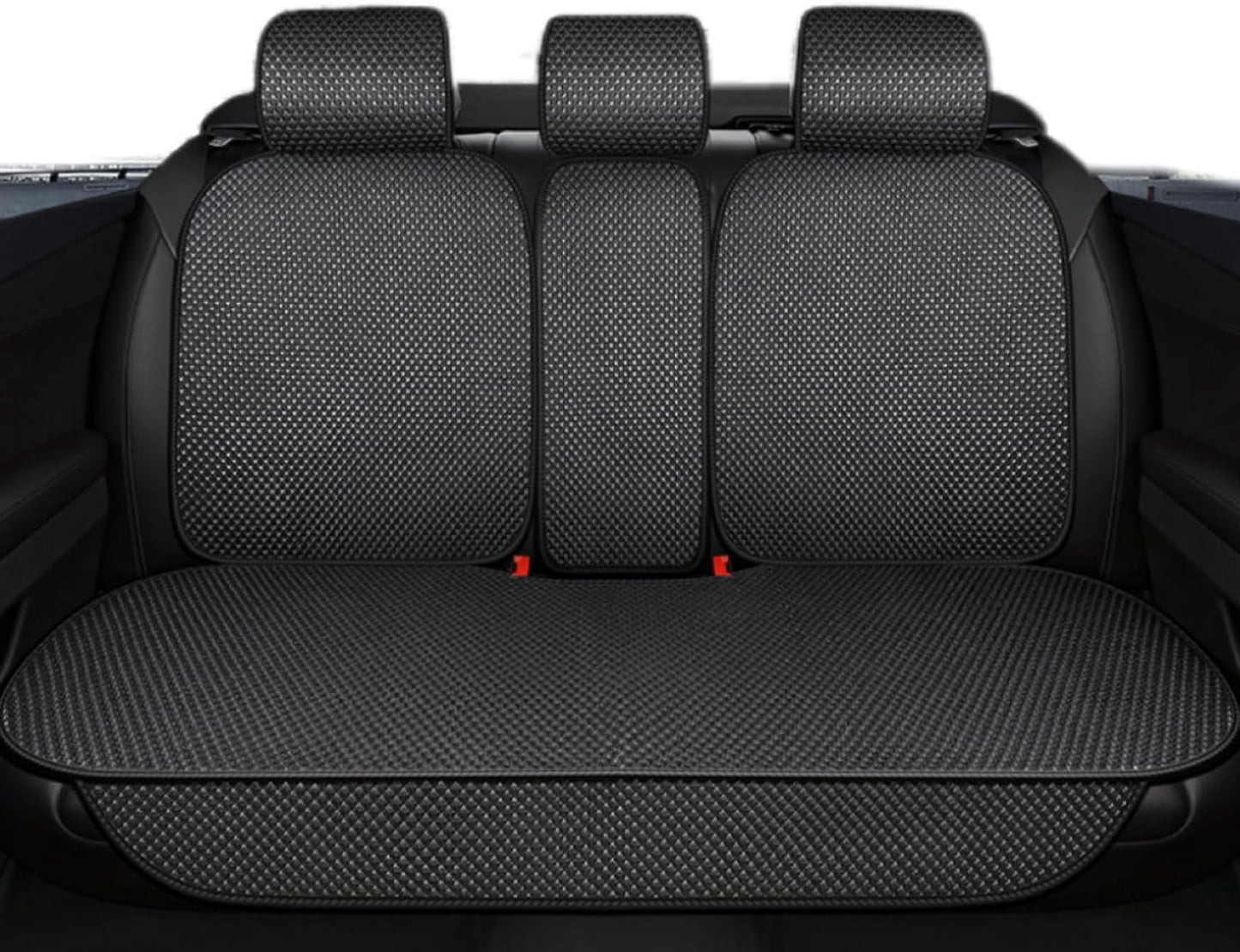 Auto Newer Luxury Breathable Car Seat Cover Fit Four Seasons, Universal Front of Car Seat Cushions, Bottom Seat Covers of Full Wrapped Edge,Universal Fit for 95% Cars,SUV,Pickup(Beige，2PCS)