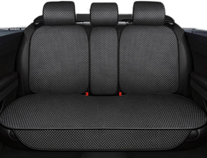 Auto Newer Luxury Breathable Car Seat Cover Fit Four Seasons, Universal Front of Car Seat Cushions, Bottom Seat Covers of Full Wrapped Edge,Universal Fit for 95% Cars,SUV,Pickup(Beige，2PCS)