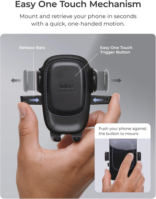 iOttie Easy One Touch Signature CD Slot Mount - Universal Car Phone Holder for iPhone, Google, Samsung, Moto, LG, and all other Smartphones