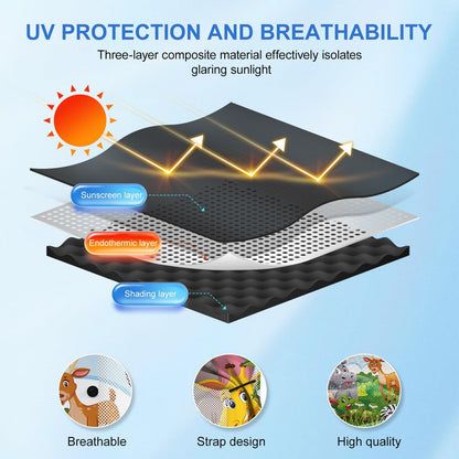 Car Window Shades, [Upgraded] 8 Strong Magnets Magnetic Side Window Sun Shade [2 Pack] - Dual Layer UV Ray Protection Car Sunshade for Baby, Kids & Pets - Universal Fit for SUV, Sedan & Trucks