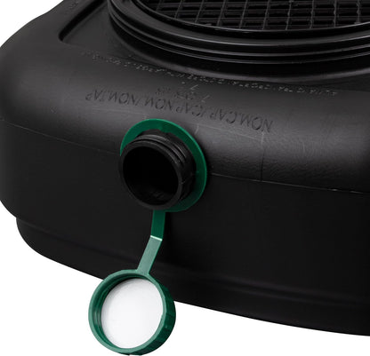 Scepter AM07029 7.3 Quart Oil Drain Pan with Lid, Filter Drain Screen, and Pour Spout for Automotive Fluids Including Engine Oil, Anti-Freeze, Transmission Fluid and More, 12" x 12-3/4" x 5.6"
