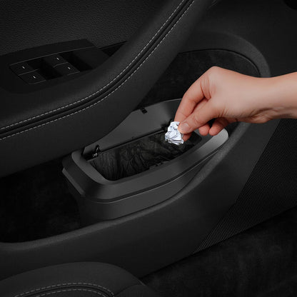 Spigen Door Pocket XL Car Trash Can [with Magnetic Lid] Waterproof Door Pocket Organizer 2025 2026 Tesla Model Y Juniper Premium & Performance Accessories - Driver Side Only