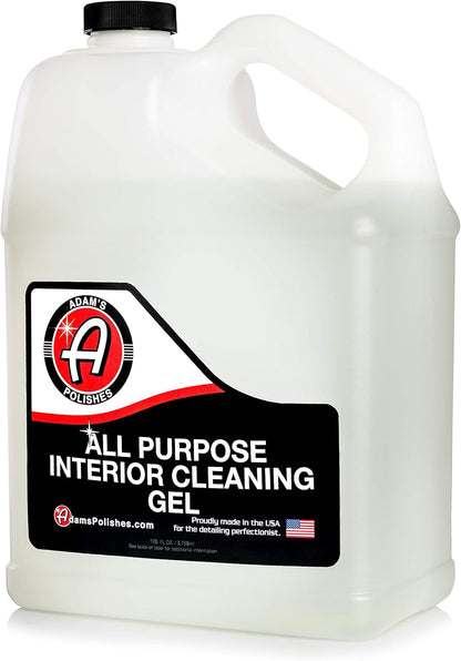 Adam's All Purpose Interior Cleaning Gel - Car Interior Cleaning For Interior Detailing Leather Seats, Vinyl Carpet, Upholstery, Plastic & Rubber Surfaces