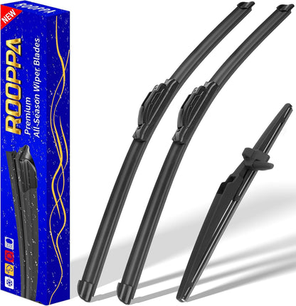 3 wipers Replacement for 2019-2023 2024 2025 2026 Subaru Forester, Windshield Wiper Blades Original Equipment Replacement - 26"/17"/14" (Set of 3) - Colors A