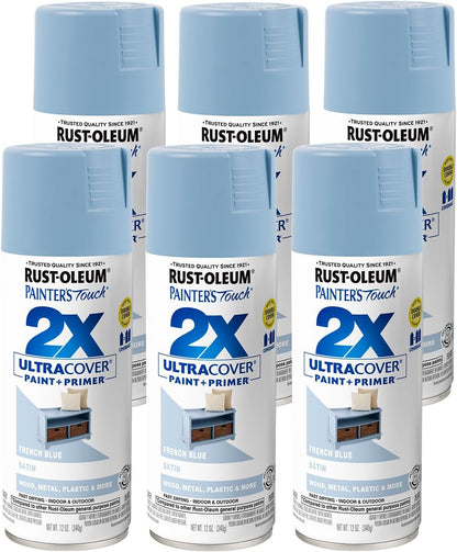 Rust-Oleum 334029 Painter's Touch 2X Ultra Cover Spray Paint, 12 oz, Gloss Clear - Colors F