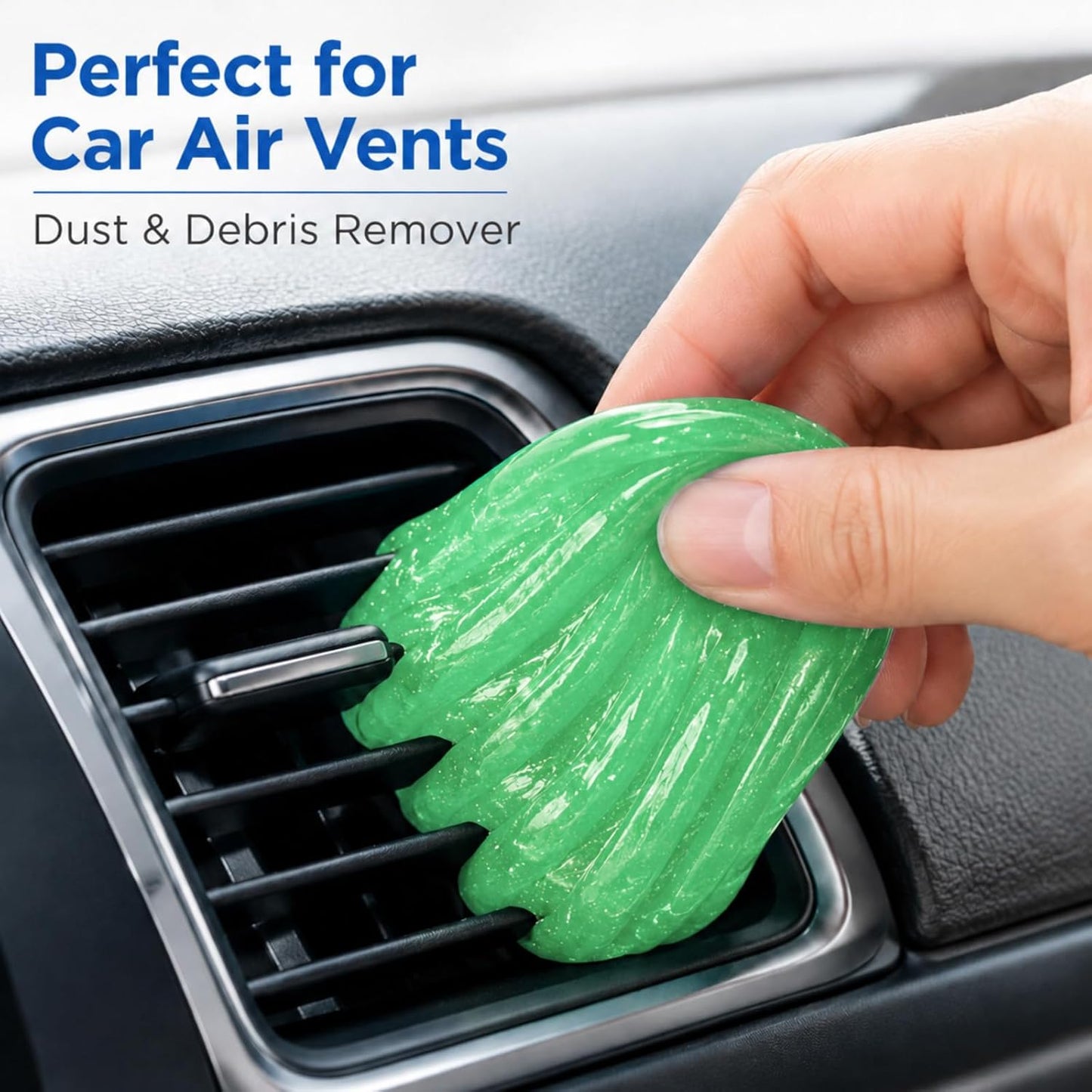 Car Cleaning Gel,Reusable Car Cleaning Putty for Interior Detailing, Car Cleaning Supplies, Auto Detailing Tools, Car Slime for Dust Removal, Car Accessories Interior, Car Cleaning Kit(10092-2)