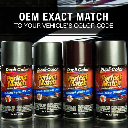 Dupli-Color EBCL01257 Clear Perfect Match Automotive Top Coat - 8 oz. Aerosol - Colors D