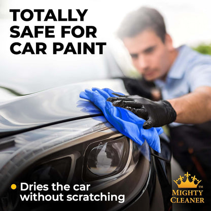 Premium 2pk +1 Free Shammy Cloth for Car Drying - 26"x17" - Super Absorbent Chamois Towel - Scratch-Free, Reusable & Soft Wash Cloth - Car Drying Towels