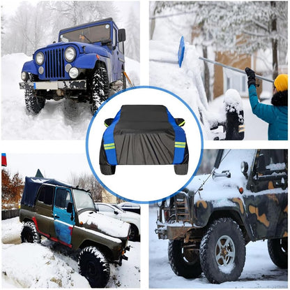 Avecrew Car Cover Waterproof All Weather for Automobiles, Outdoor Heavy Duty Full Exterior Covers for Sedan(194"-208")