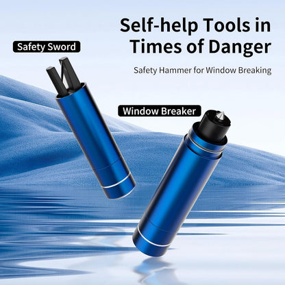 HHXS Window Breaker Seatbelt Cutter,Upgraded Safe Hammer Glass Breaker Under Water,Car Safety Hammer Emergency Escape Tool Safehammer for New Cars Home-(2 Pcs Red)