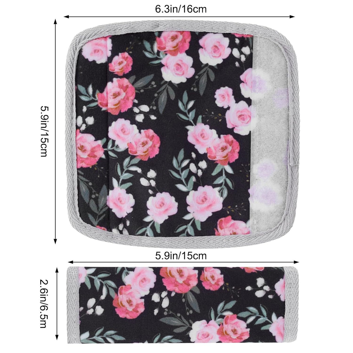 Seat Belt Cover Pad for Baby, Soft Seatbelt Cushion Covers for Kids 2Pcs Car Seat Strap Shoulder Pads for All Car Seats, Stroller, High Chair,Blue Dinosaur