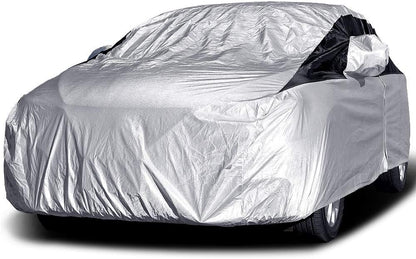 Titan Premium Multi-Layer PEVA Car Cover for Compact SUV 170-187". Waterproof, UV Protection, Anti-Scratch Protective Lining, Driver-Side Zippered Opening. Fits Rav4, Rogue, CR-V and More.