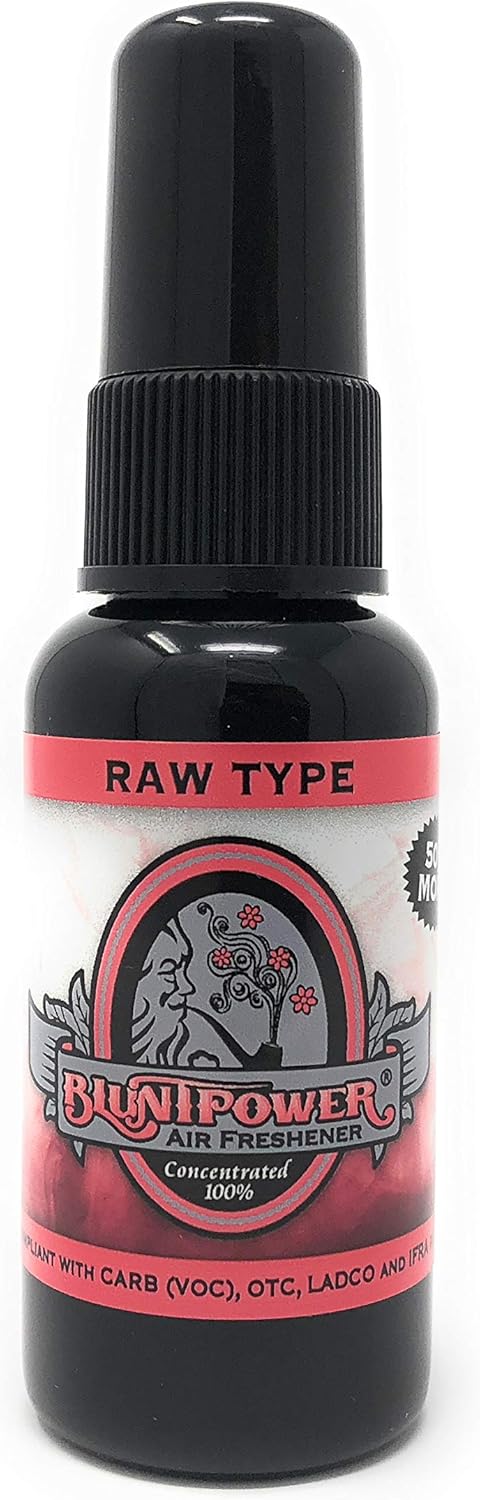 BluntPower (Baby Powder, 1 Pack) Concentrated Air Freshener Spray - Oil-Based Room Diffuser Spray - Long-Lasting Bathroom Scent, Car Freshener & Odor Eliminator - Colors A