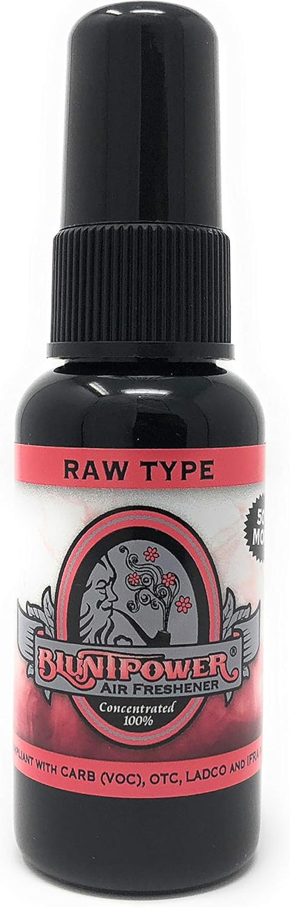 BluntPower (Baby Powder, 1 Pack) Concentrated Air Freshener Spray - Oil-Based Room Diffuser Spray - Long-Lasting Bathroom Scent, Car Freshener & Odor Eliminator - Colors A