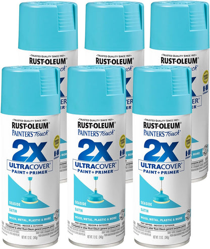Rust-Oleum 334029 Painter's Touch 2X Ultra Cover Spray Paint, 12 oz, Gloss Clear - Colors B