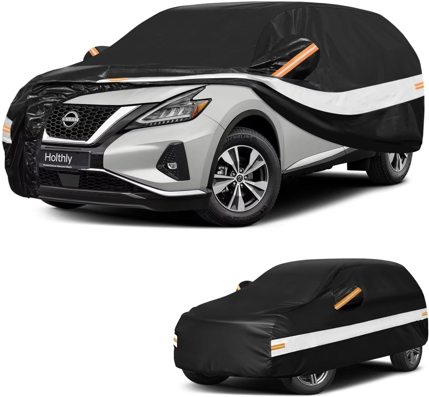 10 Layers Car Cover Custom Fit for Mercedes Benz C Class C250 C300 C43 C63 (1993-2026), Waterproof All Weather for Automobiles, Outdoor Full Cover Sun Dust Rain Protection with Cotton. Black - Colors C