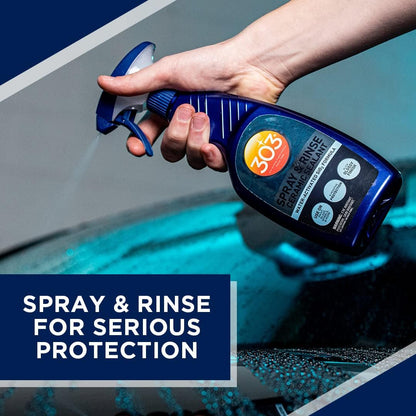 303 Products Spray & Rinse Ceramic Sealant – Quick Ceramic Coating – Water-Activated SiO2 Formula – 6 Months of Protection – Water Repellent Ceramic Spray – Easy to Use – 16 Oz (Pack of 1) (30262)