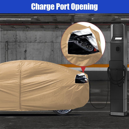 Heavy Duty Outdoor Car Cover Custom Fit for 1994-2026 Ford Mustang, Windproof All Weather Waterproof Sun Rain UV Dust Snow Protection Outdoor Car Covers
