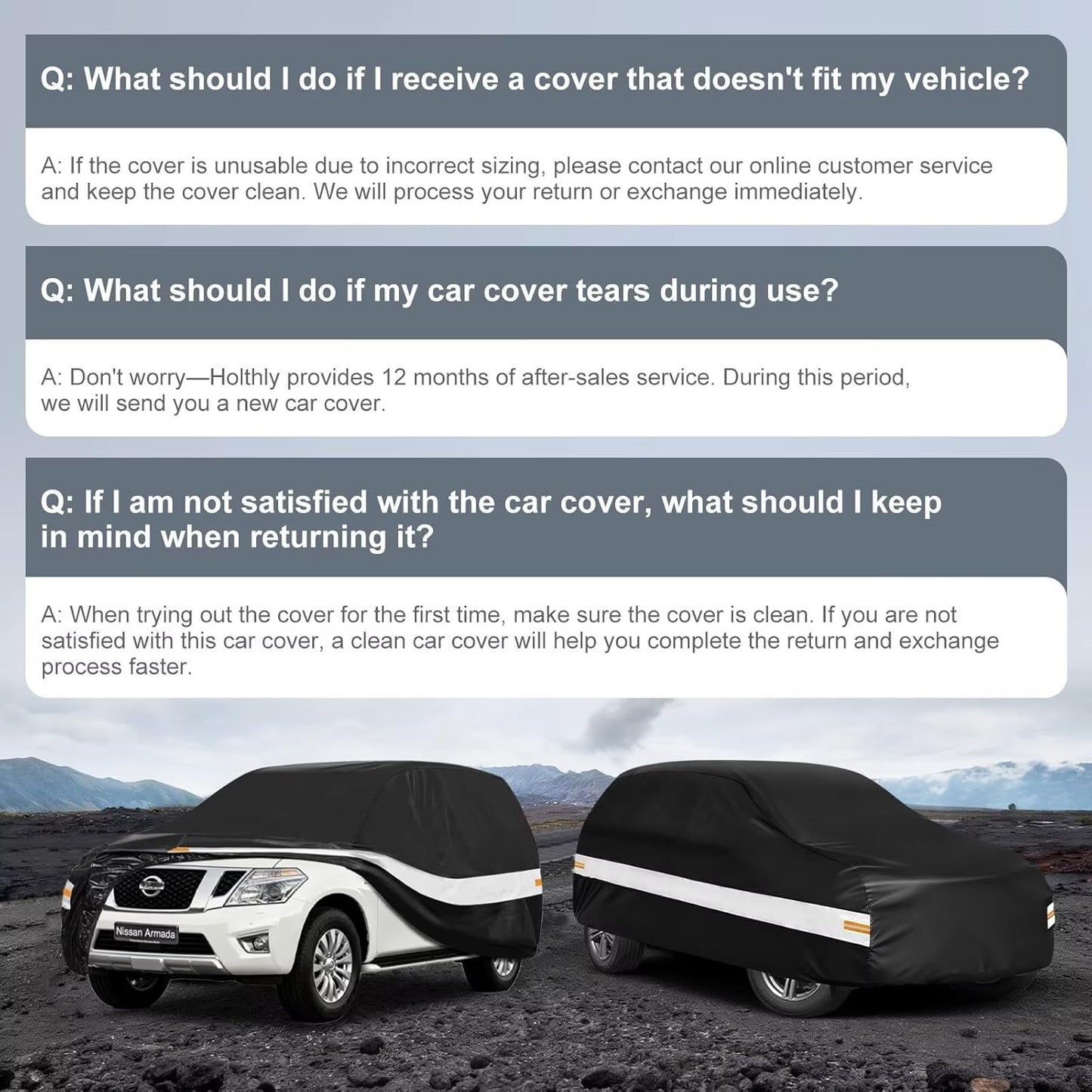10 Layers Car Cover Custom Fit for Mercedes Benz C Class C250 C300 C43 C63 (1993-2026), Waterproof All Weather for Automobiles, Outdoor Full Cover Sun Dust Rain Protection with Cotton. Black - Colors C