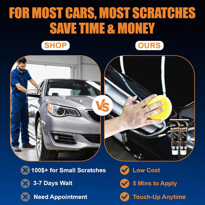 2026 Upgraded Scratch Remover for Vehicles, Car Scratch Remover with Wipe and Sponge, Car Scratch Repair Kit for Deep Scratches, Easy to Use and Effective for Car Paint Polishing & Repair