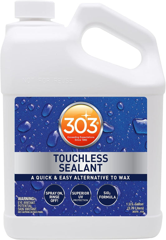 303 Products Touchless Sealant - SiO2 Water Activated Paint & Glass Protection - Spray On, Rinse Off - Lasts 2X Longer Than W- Deep, Wet Shine, 32 fl. oz. (30394CSR)