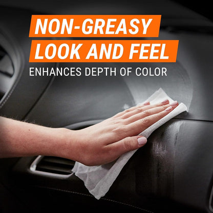 Armor All Interior Car Cleaning Wipes Kit, Disinfects, Protects, and Cleans Car Interiors, Includes Leather Care Wipes, Glass Wipes, Disinfectant Wipes, and Protectant Wipes, 4 Count